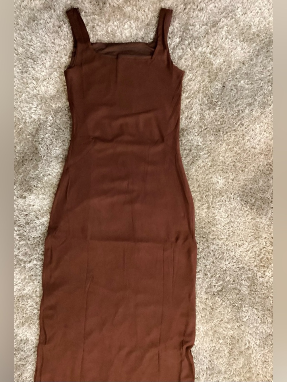 “Do Me Right” Bodycon Dress in Deep Brown 👁️ 👠
